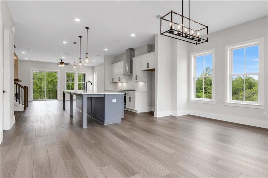 Furnished interior view inside a new home in Echo Park, Suwanee (Image 11).