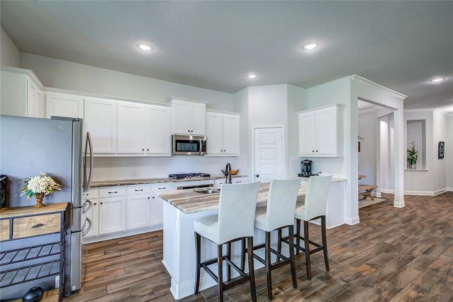 Furnished interior view inside a new home in , Lone Oak (Image 8). Furnished interior view inside a new home in , Lone Oak (Image 8).