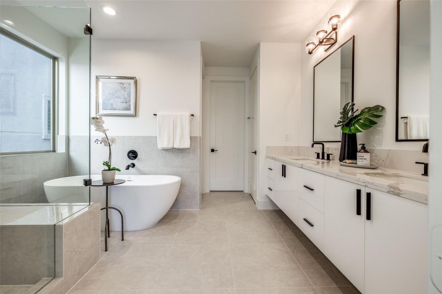 Furnished interior view inside a new home in , Houston (Image 35). Furnished interior view inside a new home in , Houston (Image 35).