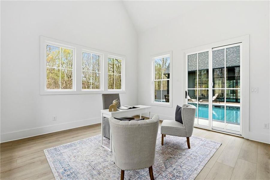 Furnished interior view inside a new home in , Dacula (Image 11).