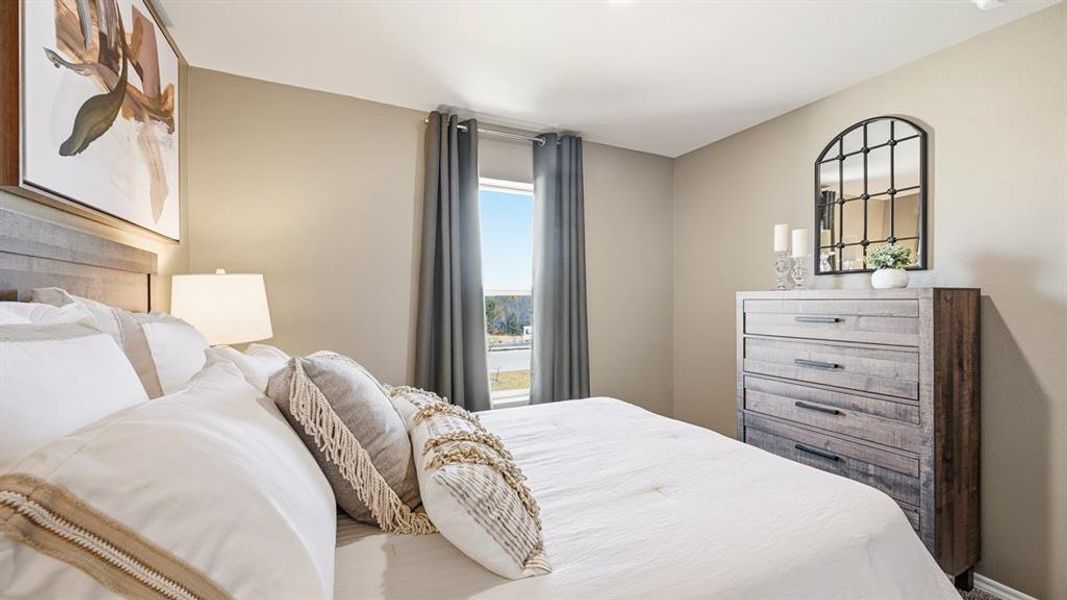 Furnished interior view inside a new home in Hickory Grove, Krum (Image 26). Furnished interior view inside a new home in Hickory Grove, Krum (Image 26).