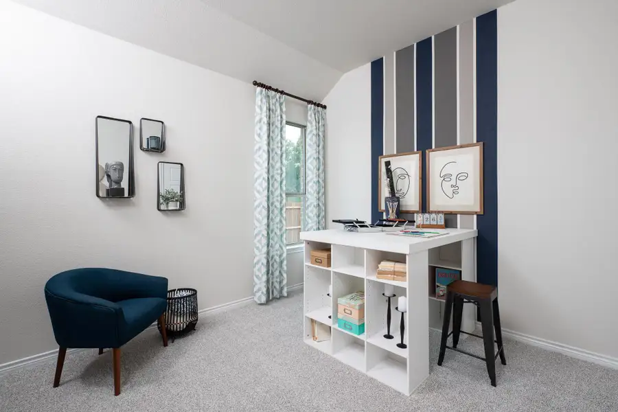 Representative furnished interior of a home built from the Concept 2464 by Risewell Homes in Mockingbird Hills, Joshua (Image 4).