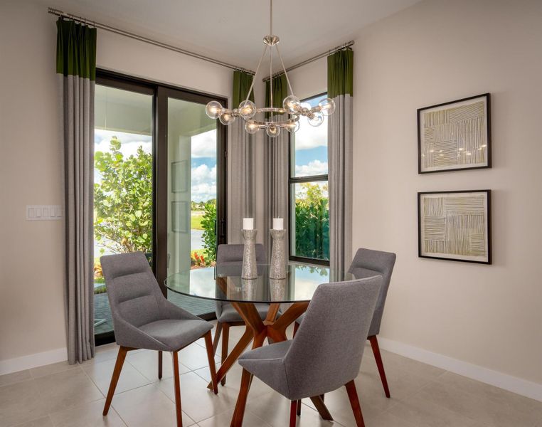 Furnished interior view inside a new home in Tradition - Cadence - Townhomes, Port St. Lucie (Image 7).