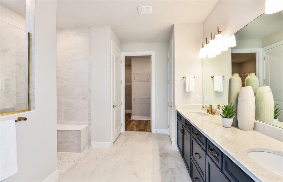 Furnished interior view inside a new home in Del Webb Sunchase, Parrish (Image 9).