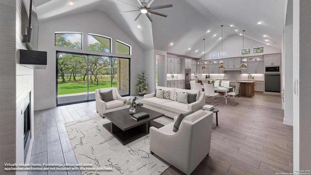 Furnished interior view inside a new home in Megan's Landing 1/2 Acre, Castroville (Image 12). Furnished interior view inside a new home in Megan's Landing 1/2 Acre, Castroville (Image 12).