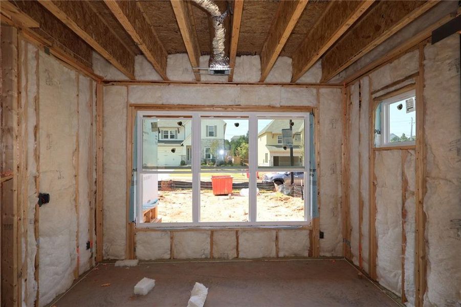 In-progress construction of a new home in Havencroft, Woodstock, GA (Image 11).