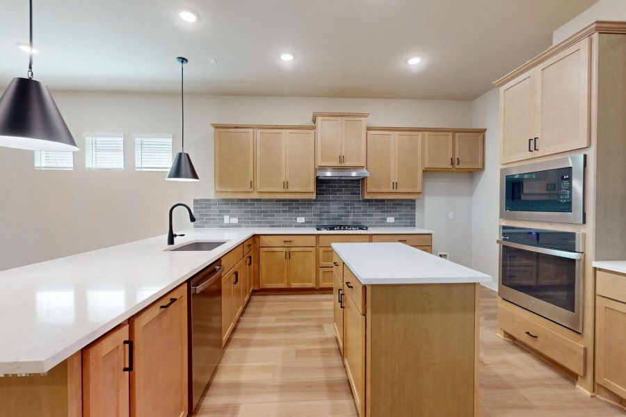 Furnished interior view inside a new home in Edgewood, Leander (Image 10). Furnished interior view inside a new home in Edgewood, Leander (Image 10).