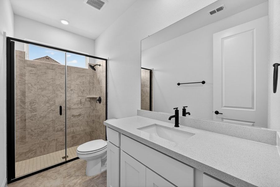 Furnished interior view inside a new home in South Oak, Lakewood Village (Image 11).