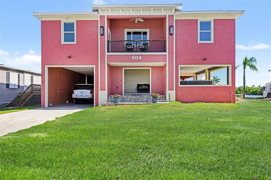 Exterior details and patio area of a home in , Punta Gorda (Image 29).
