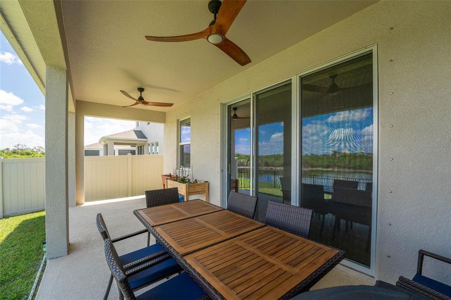 Exterior details and patio area of a home in Evergreen, Bradenton (Image 34). Exterior details and patio area of a home in Evergreen, Bradenton (Image 34).