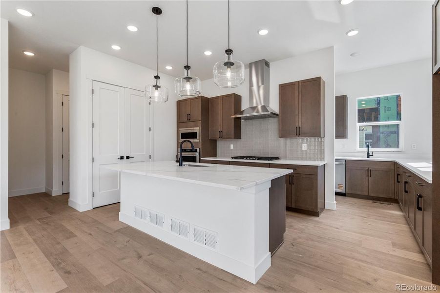 Furnished interior view inside a new home in Dillon Pointe - Journey, Westminster (Image 12).