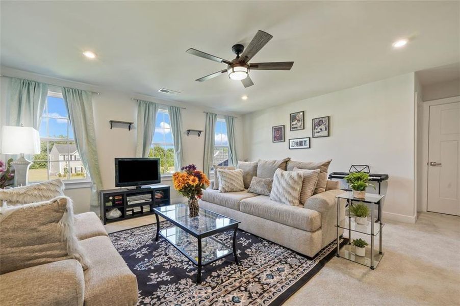 Furnished interior view inside a new home in , Locust Grove (Image 9).