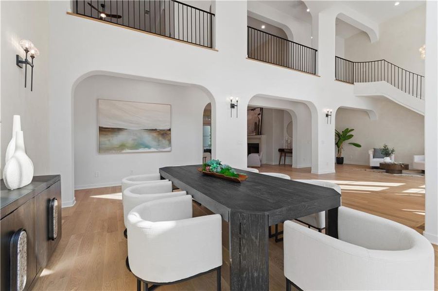 Furnished interior view inside a new home in , Alpharetta (Image 77).