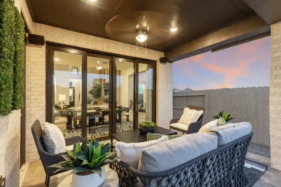 Representative Patio - some options shown