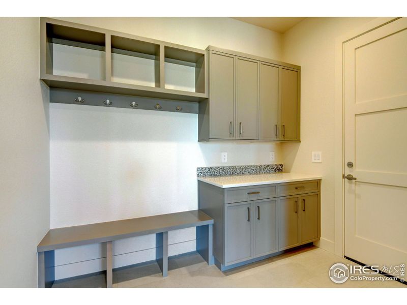 Mud room from garage