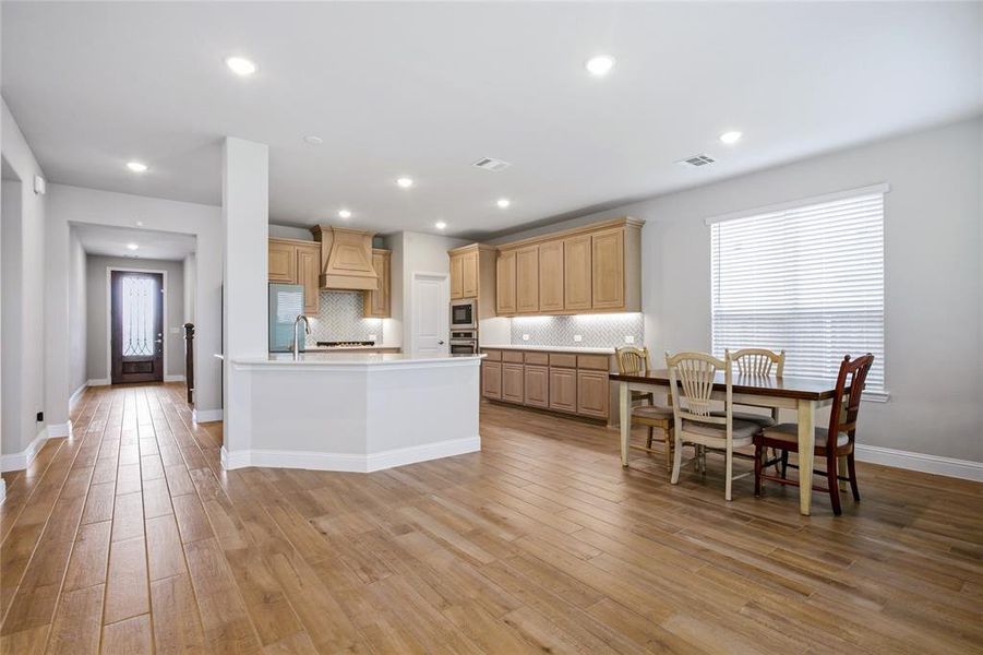 Furnished interior view inside a new home in , Providence Village (Image 15). Furnished interior view inside a new home in , Providence Village (Image 15).