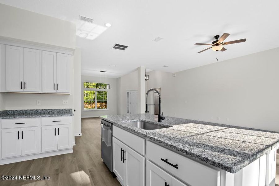 Furnished interior view inside a new home in , Jacksonville (Image 12).