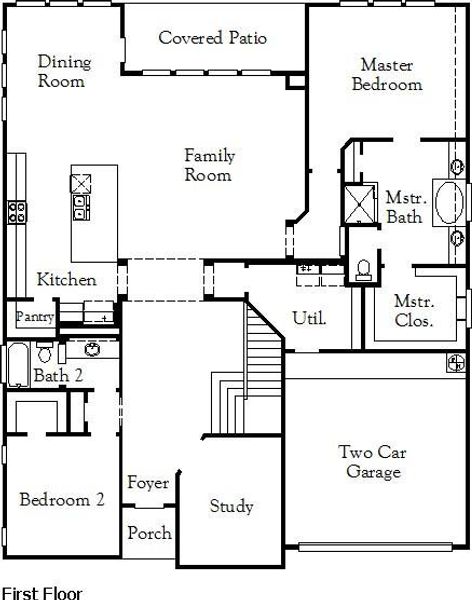1st Floorplan - Representative Photo