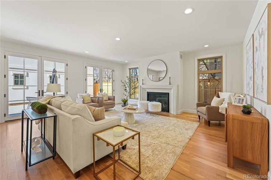 Furnished interior view inside a new home in , Denver (Image 10).