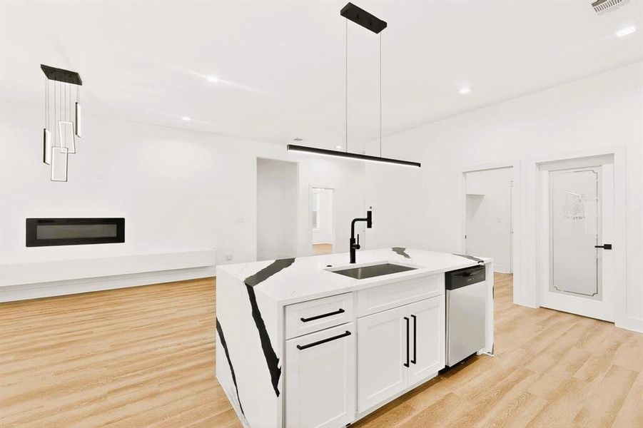 Furnished interior view inside a new home in , Dallas (Image 8). Furnished interior view inside a new home in , Dallas (Image 8).