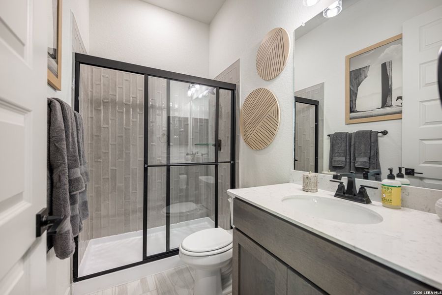 Furnished interior view inside a new home in , San Antonio (Image 15).