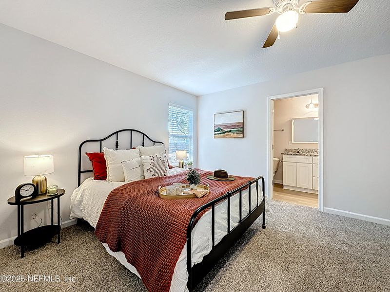 Furnished interior view inside a new home in , Jacksonville (Image 13).