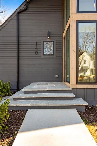 Exterior details and patio area of a home in Aster, Roswell (Image 3).