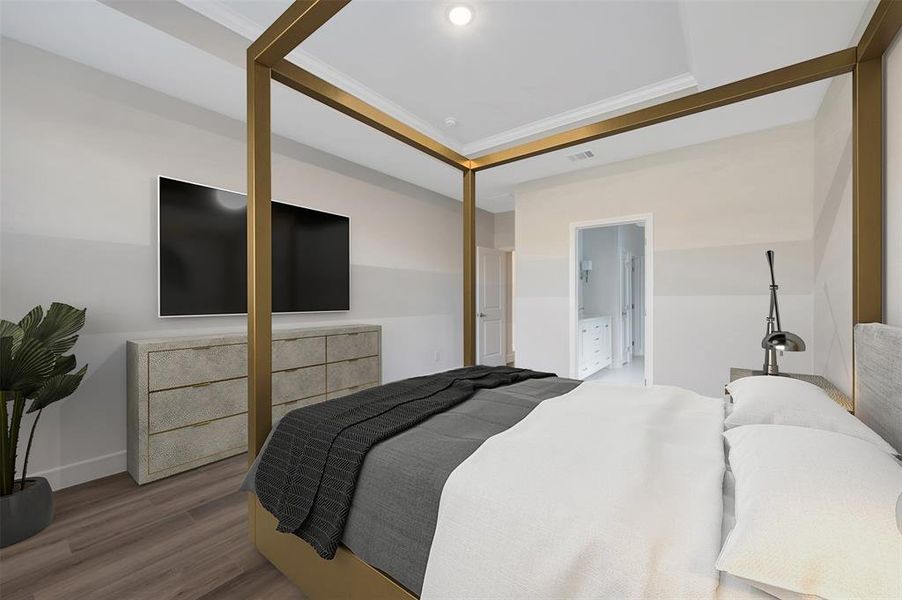 Furnished interior view inside a new home in Heritage Ranch, Sherman (Image 17).