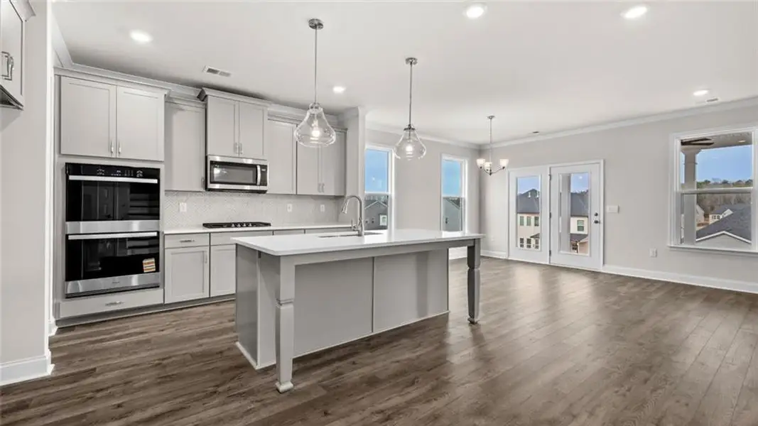 Furnished interior view inside a new home in Westland, Bogart (Image 10).