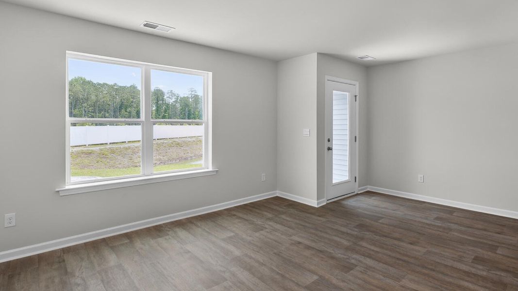 Spacious, unfurnished interior of a new home in Townes at Seabrooke, Leland (Image 17).