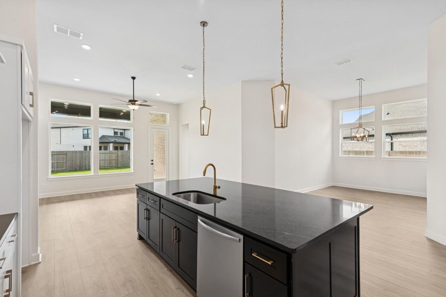 Furnished interior view inside a new home in ARTAVIA 45' Homesites, Conroe (Image 10).