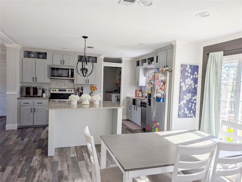 Furnished interior view inside a new home in , Williston (Image 4).