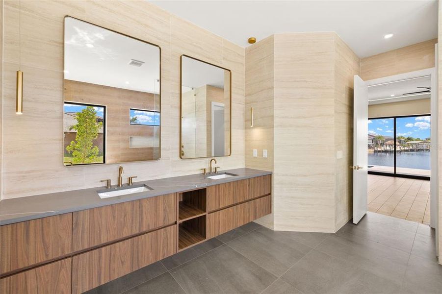 Furnished interior view inside a new home in , Cape Coral (Image 7).