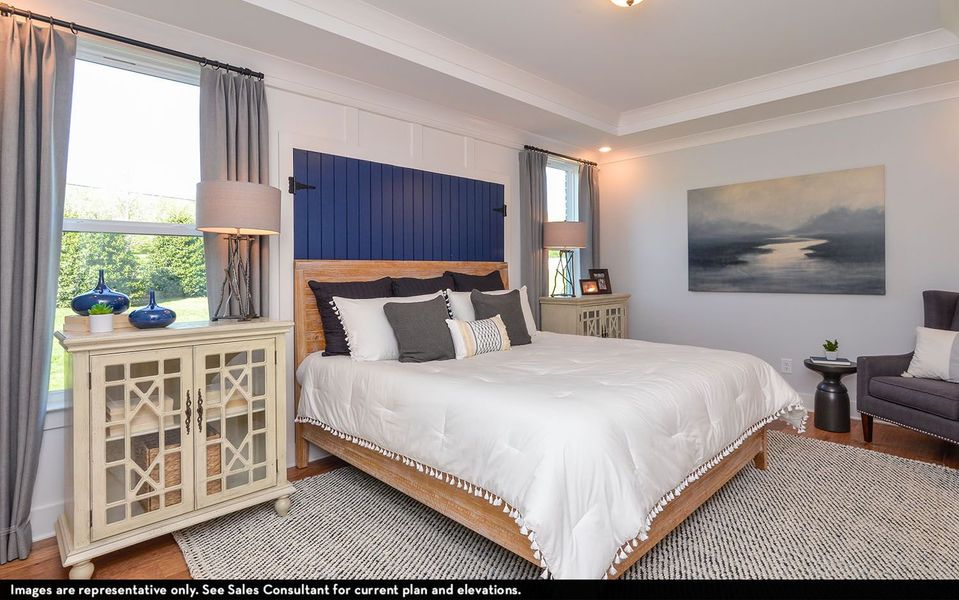 Furnished interior view inside a new home in Aden Woods, Fairview (Image 12).