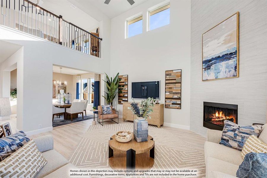 Furnished interior view inside a new home in Sutton Fields, Celina (Image 31).