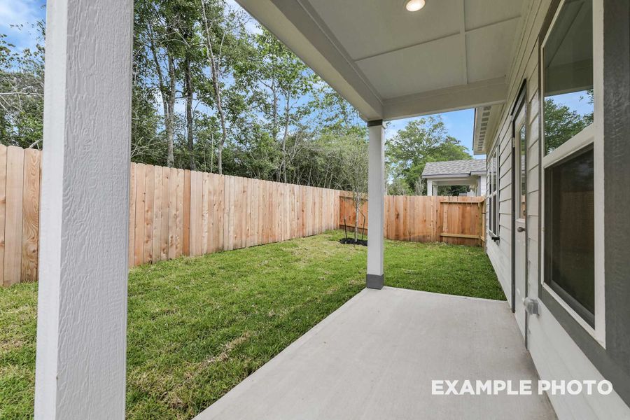 Representative exterior details of a home built from the The Frio by Davidson Homes LLC in Windmill Estates, Magnolia (Image 3).