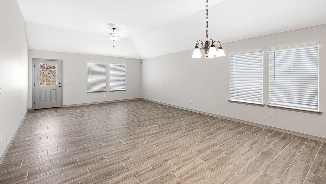 Representative unfurnished interior of a home built from the Rose- 1941SSC by Saratoga Homes in Paseo Del Este, El Paso (Image 19).