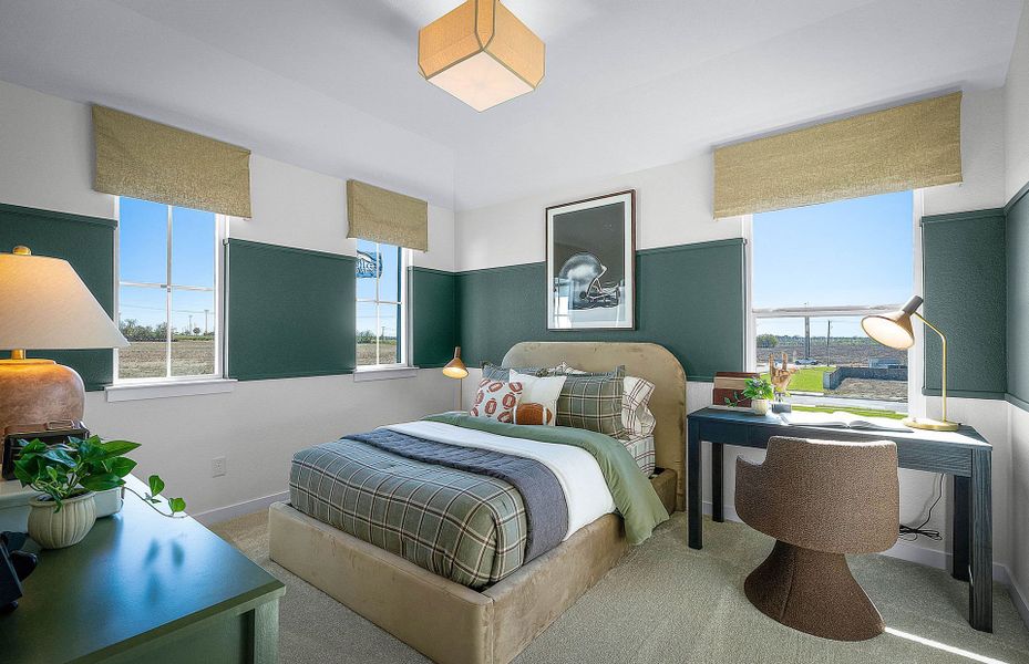 Representative furnished interior of a home built from the Sanford by Pulte Homes in Kuempel Farms, Pflugerville (Image 57).