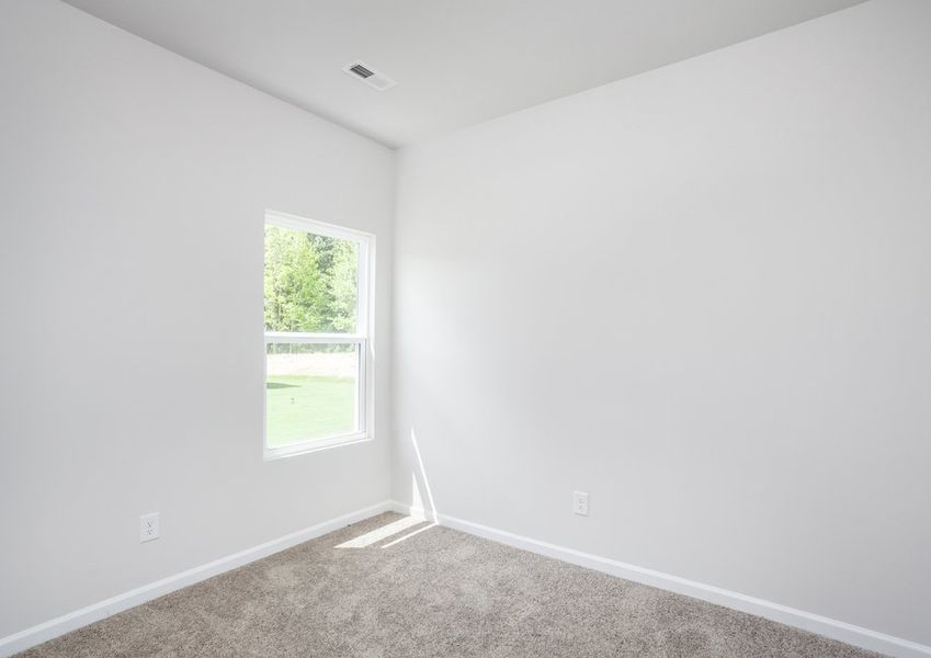 Windows in the bedroom