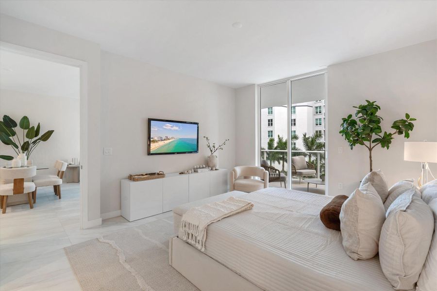 Furnished interior view inside a new home in , Boca Raton (Image 37).