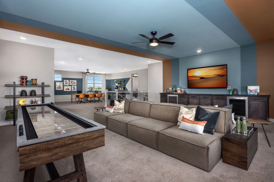 Representative furnished interior of a home built from the Sage by Mattamy Homes in Empire Pointe, Queen Creek (Image 16).