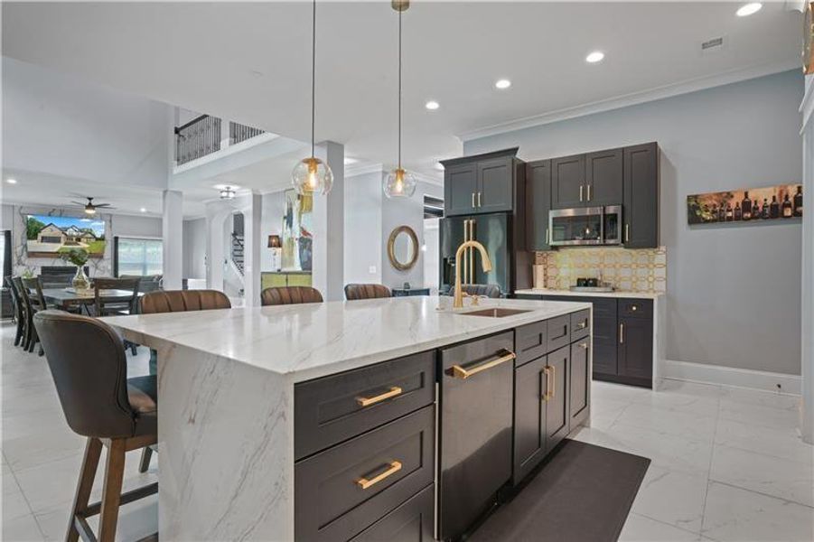 Furnished interior view inside a new home in , Acworth (Image 13). Furnished interior view inside a new home in , Acworth (Image 13).