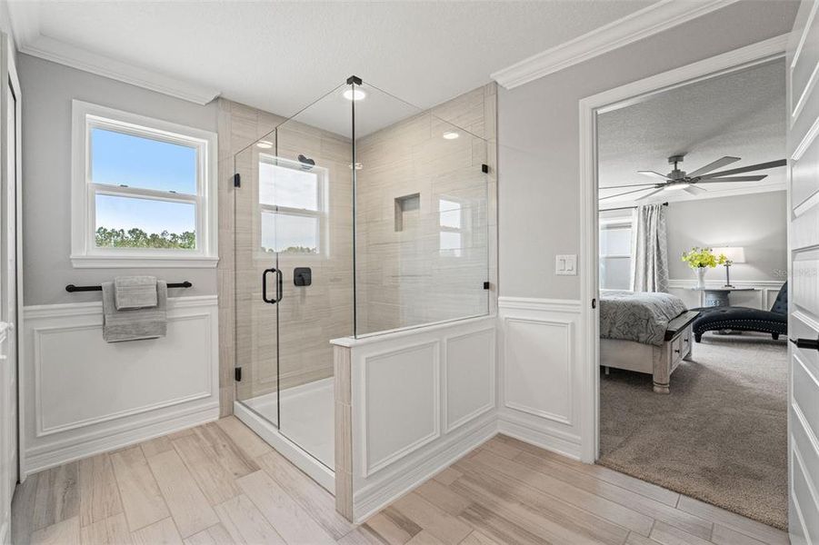 Furnished interior view inside a new home in Whispering Oaks Preserve, Wesley Chapel (Image 37).