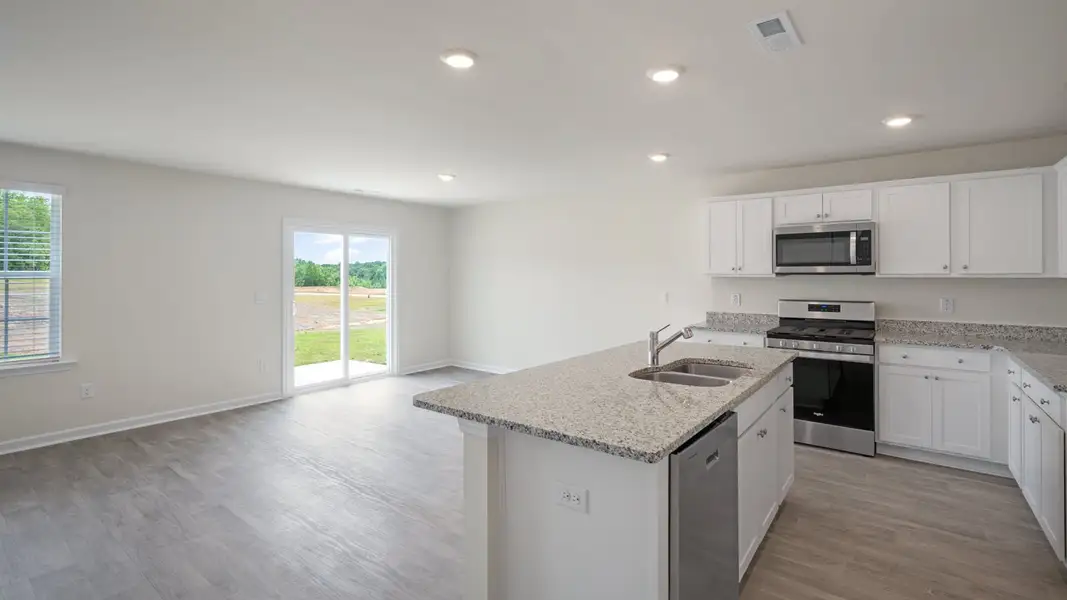 Furnished interior view inside a new home in Aspen Place, Thomasville (Image 3).