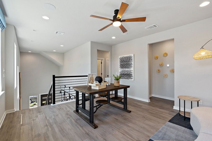 Furnished interior view inside a new home in Flora, Hutto (Image 28). Furnished interior view inside a new home in Flora, Hutto (Image 28).