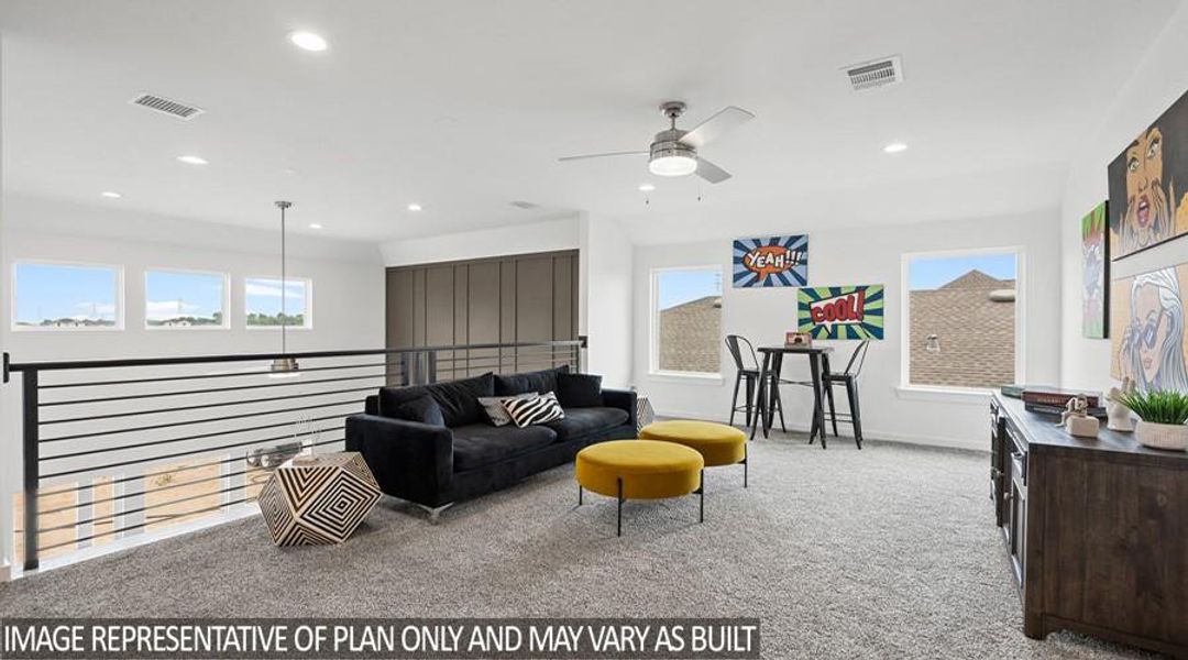 Furnished interior view inside a new home in Mill Creek Estates, Magnolia (Image 11). Furnished interior view inside a new home in Mill Creek Estates, Magnolia (Image 11).