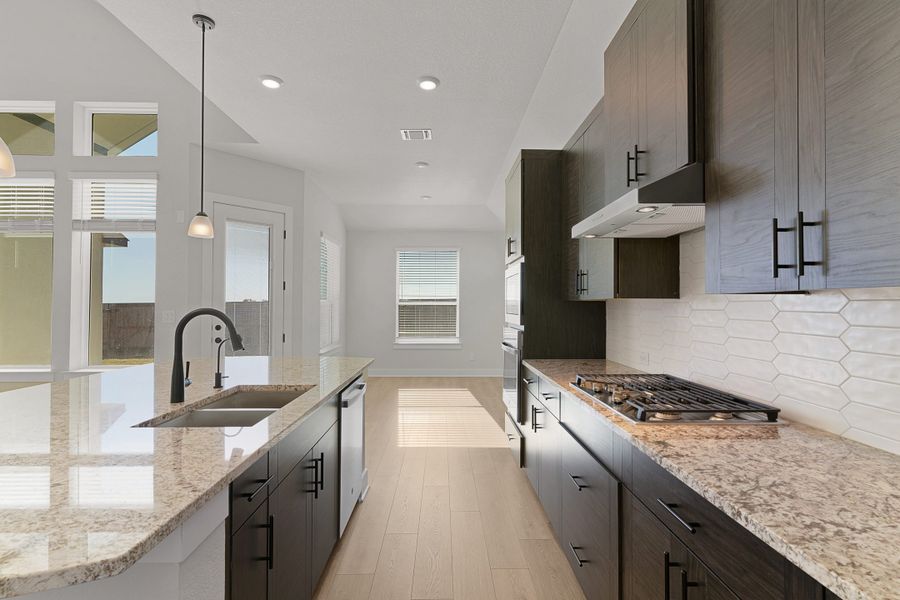 Furnished interior view inside a new home in The Grove at Blackhawk, Pflugerville (Image 17).