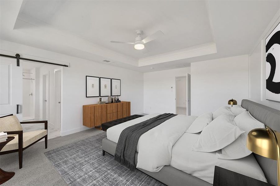 Furnished interior view inside a new home in Heritage Ranch, Sherman (Image 20). Furnished interior view inside a new home in Heritage Ranch, Sherman (Image 20).