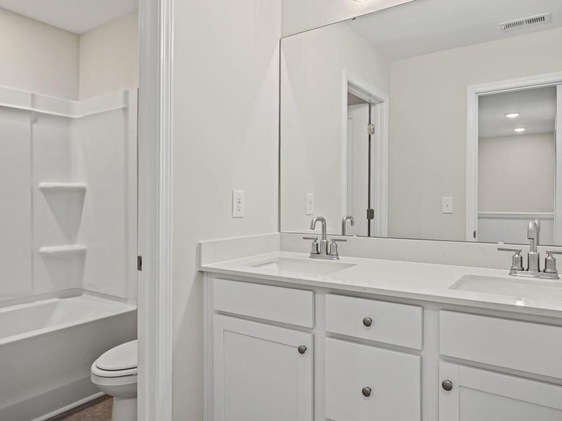 Furnished interior view inside a new home in Camden Park, Knightdale (Image 12). Furnished interior view inside a new home in Camden Park, Knightdale (Image 12).