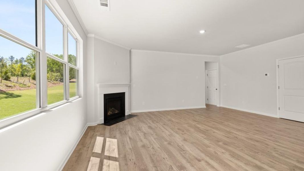 Spacious, unfurnished interior of a new home in Parkside at Carter Grove, Cartersville (Image 15).